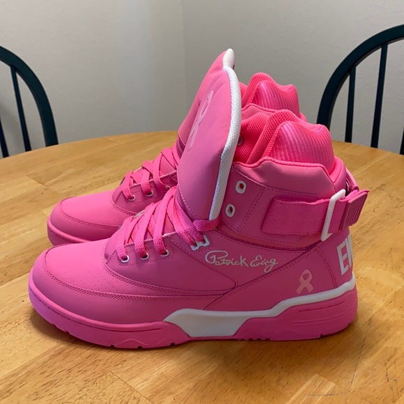 patrick ewing pink shoes